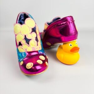 Irregular Choice Bubbie Bath Heels | Rubber Duck Statement Shoes | Size 38